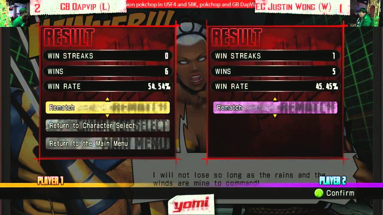 Grand Finals EG Justin Wong vs GB DAPVIP UMvC3 Yomi Capcom Night!