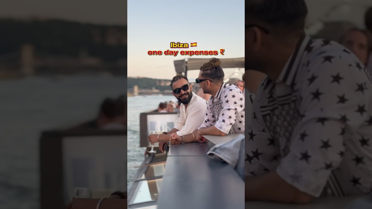 Ibiza one day expenses #ibiza #budget #vlog #hindi