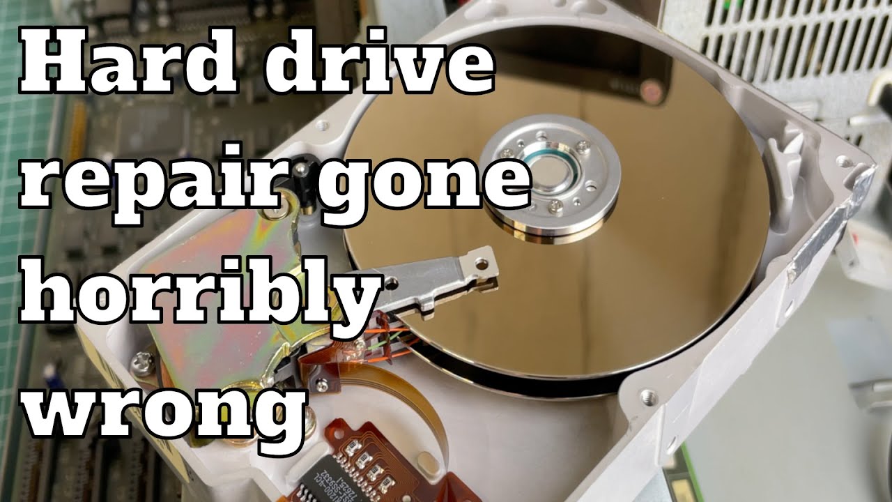 Hard Drive Repair Gone Horribly Wrong