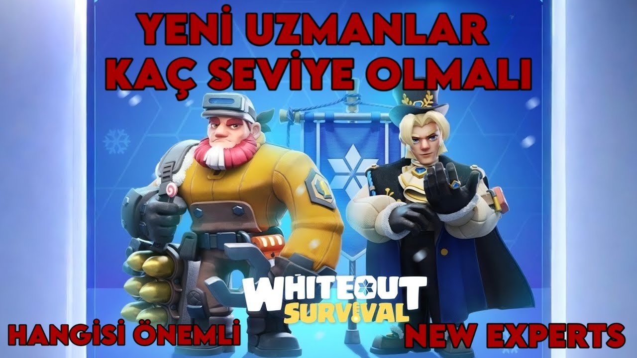 YENİ UZMANLAR BALDUR FABİAN KA&Ccedil; SEVİYE YAPMALIYIZ -  WHİTEOUT SURVİVAL #pole