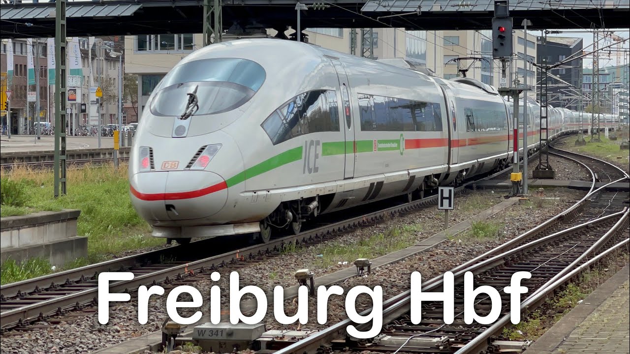 Züge in Freiburg (Breisgau) Hbf | ICE, S-Bahn, Mireo, Desiro HC