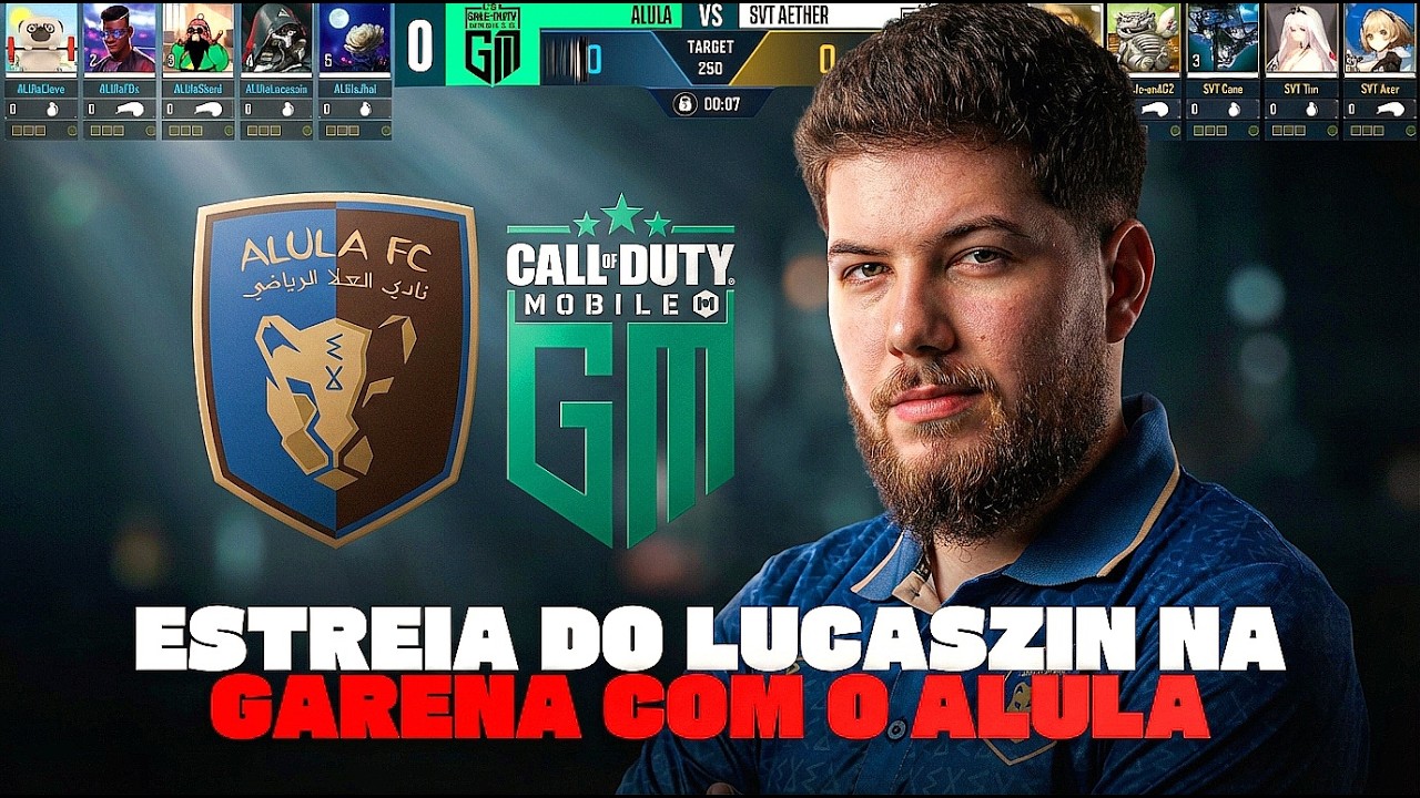 ESTREIA DO LUCASZIN NA GARENA COM A ALULA! Analisando o Melhor Jogador Brasileiro do COD Mobile