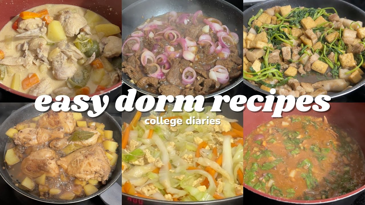 dorm food ideas (easy recipes) &mdash; college diaries ♡ | PH