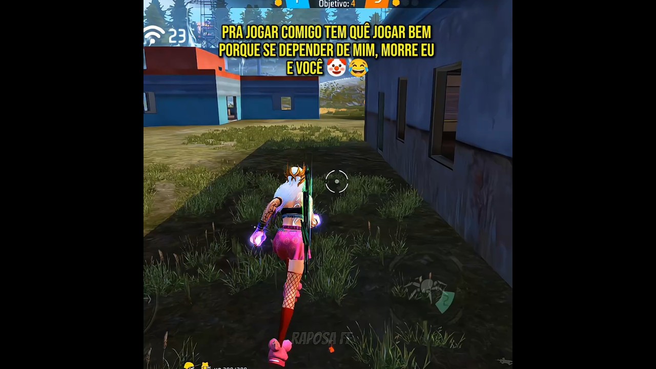 PRA JOGAR COMIGO É ASSIM 😂🤷 #freefire #ff #youtubeshorts #youtubeshorts