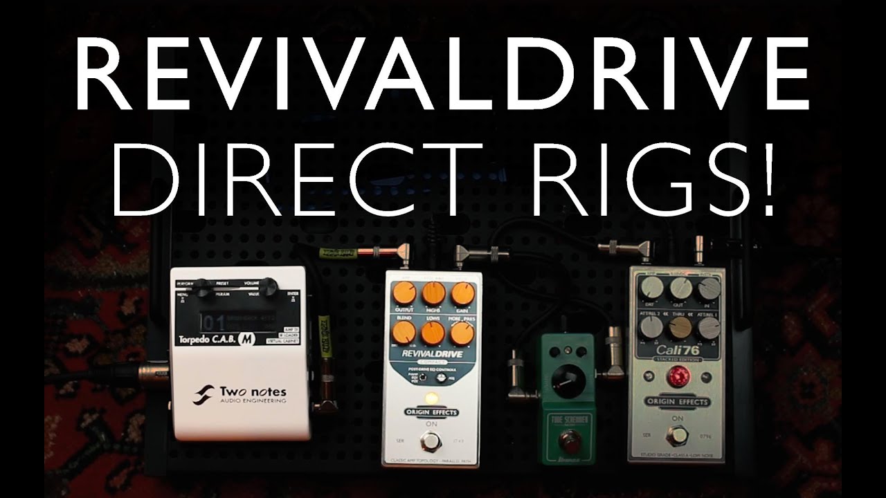 How to use the RevivalDRIVE range as direct rigs! || Using P/AMP mode!
