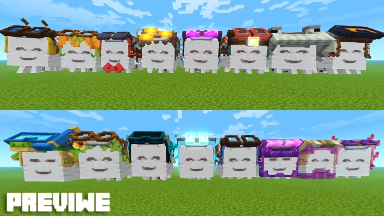 Minecraft Action & Stuff: Happy Ghast Tries Every Harness! ✨