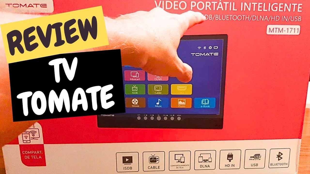 ✅ TV 12VOLTS TOMATE  REVIEW -17 POLEGADAS - EP27-T6 #reviews #tomate #television #tv #12volts 