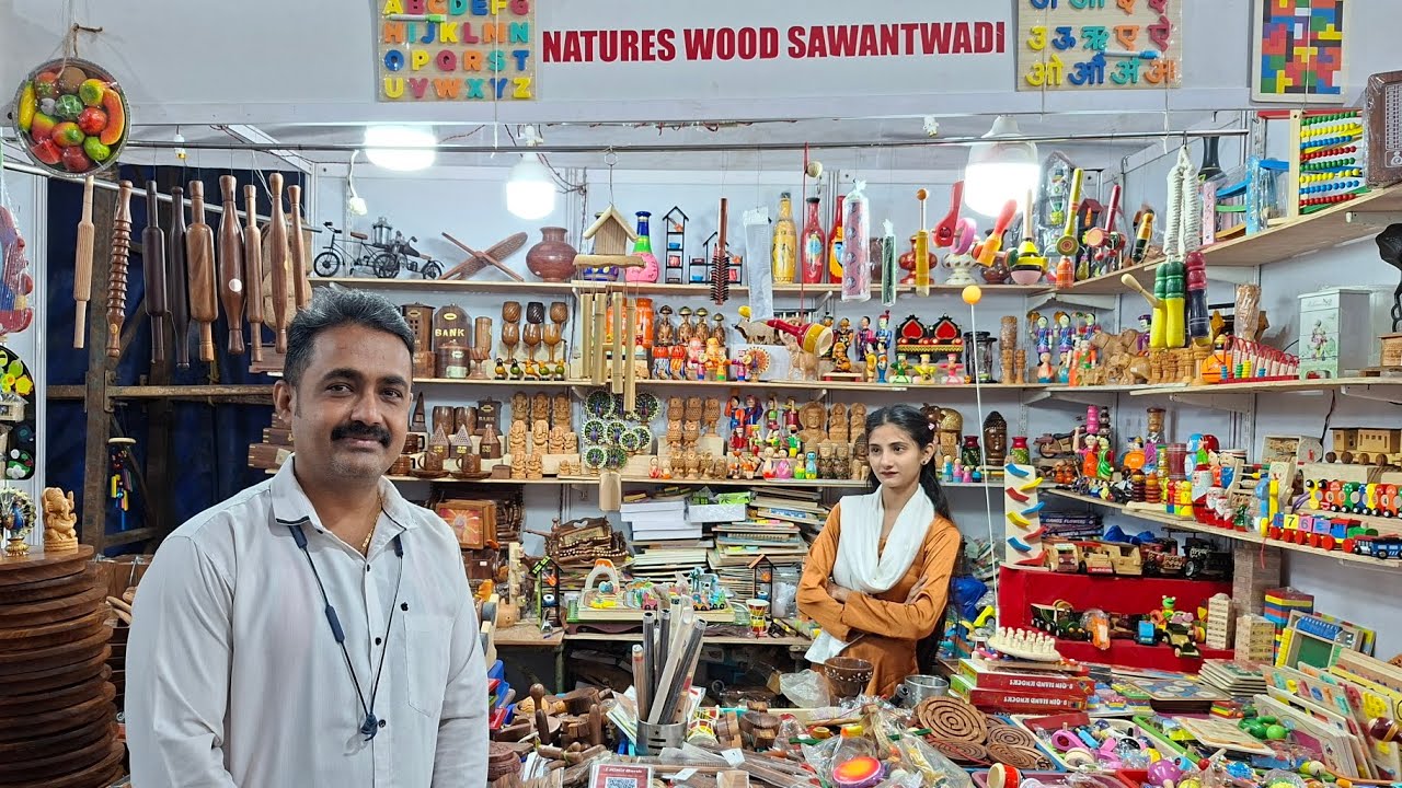 सागवानी पाट, आसन, पोळपाट, विळी | निमच्या लाकडापासून बनवलेले चमचे 🍴लाकडी खेळणी 🎲🎯 आणि बरच काही 😊