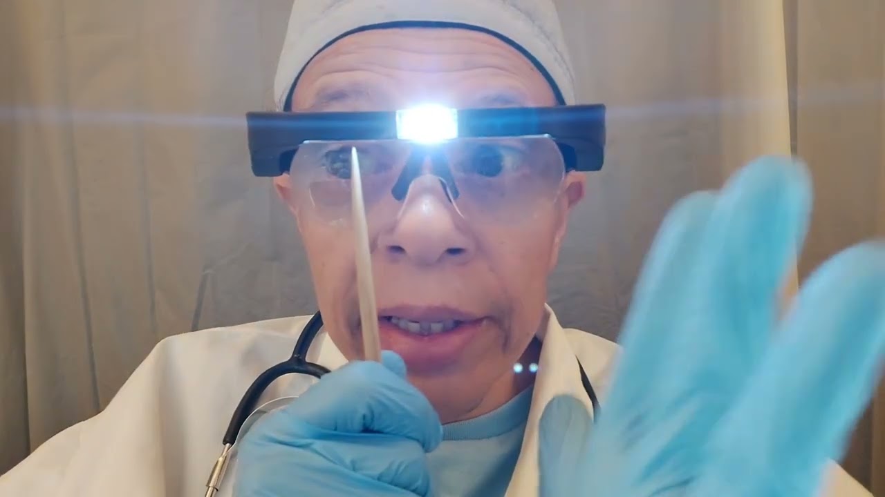 🥼🩺 ASMR Hospital ER Doctor Exam | Cranial Nerve Exam | Full Body Exam