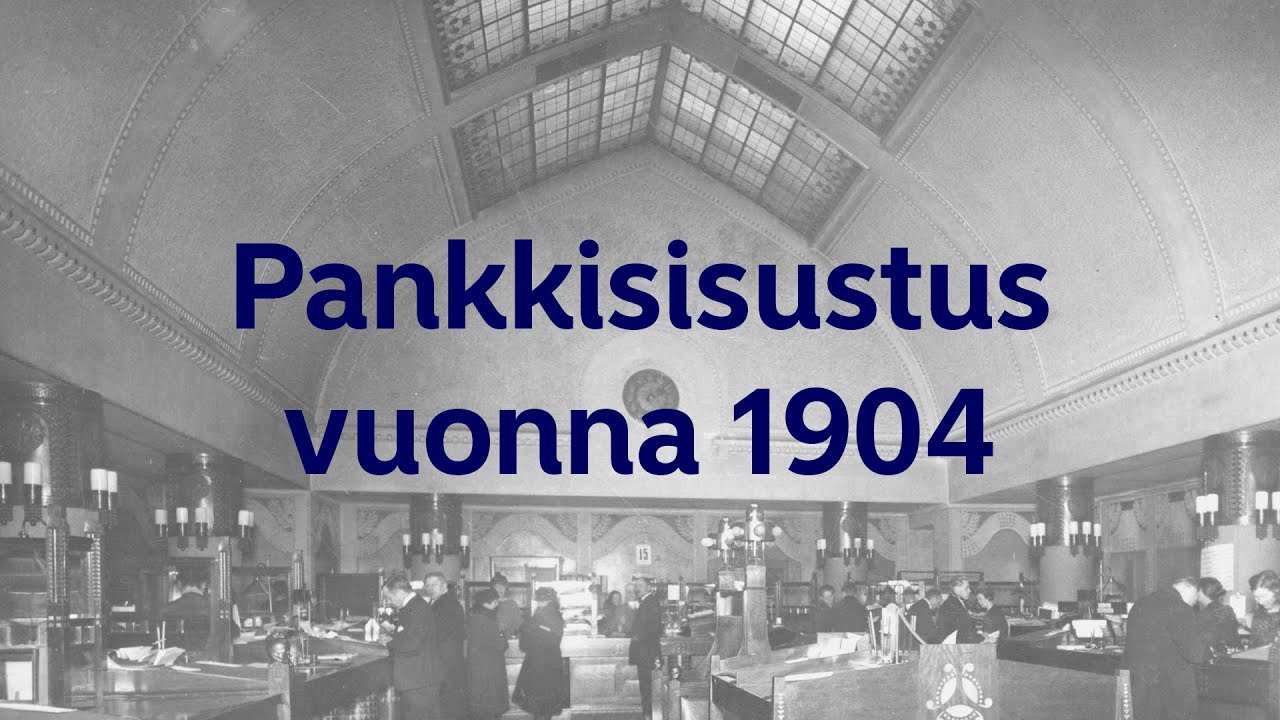 Pankki-interiööri vuodelta 1904 | Nordea Pankki