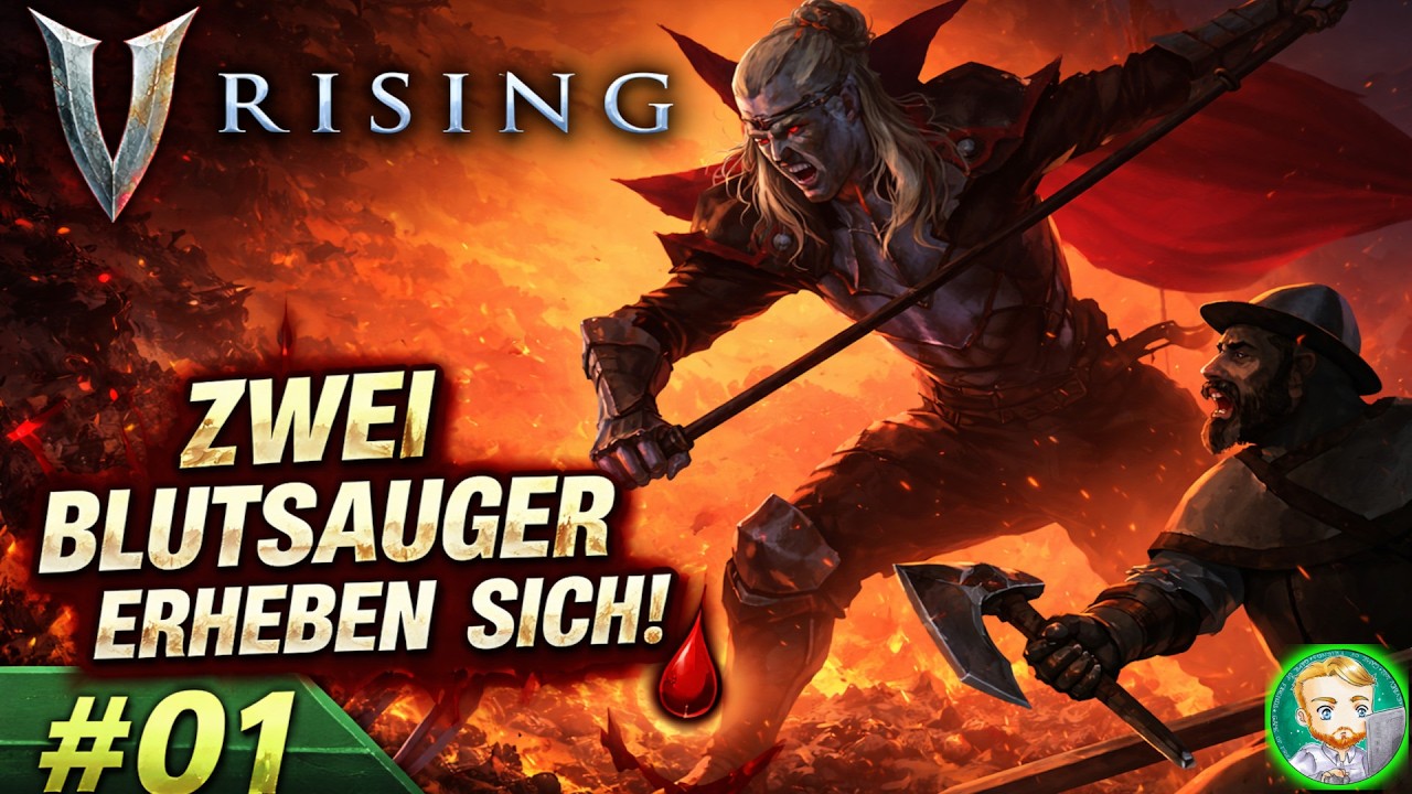V Rising #01 – Zwei Blutsauger erheben sich! 🧛‍♂️ Unser düsterer Start ins Abenteuer Gameplay COOP