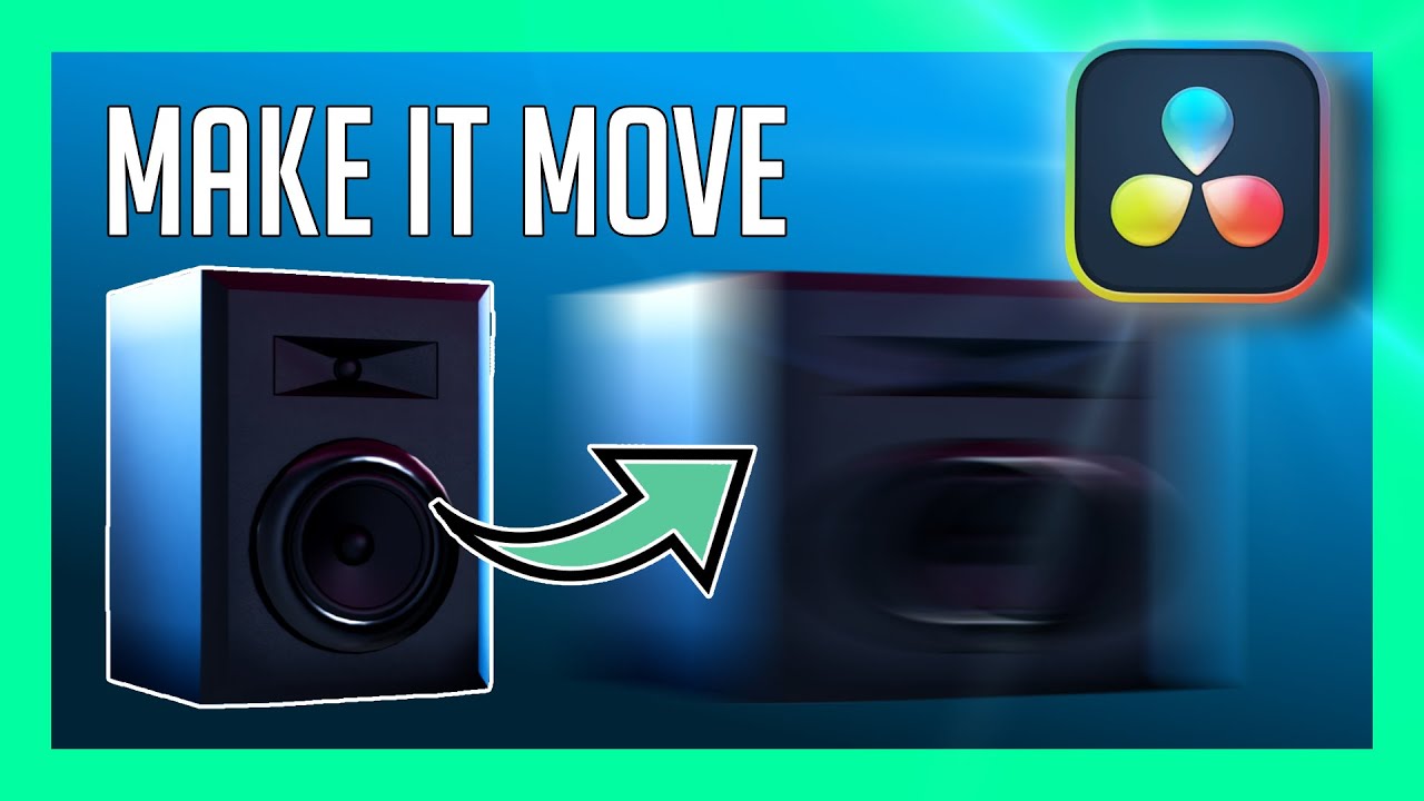 How To Add Motion Blur to Blender 3D Renders in Fusion - DaVinci Resolve & Blender Tutorial