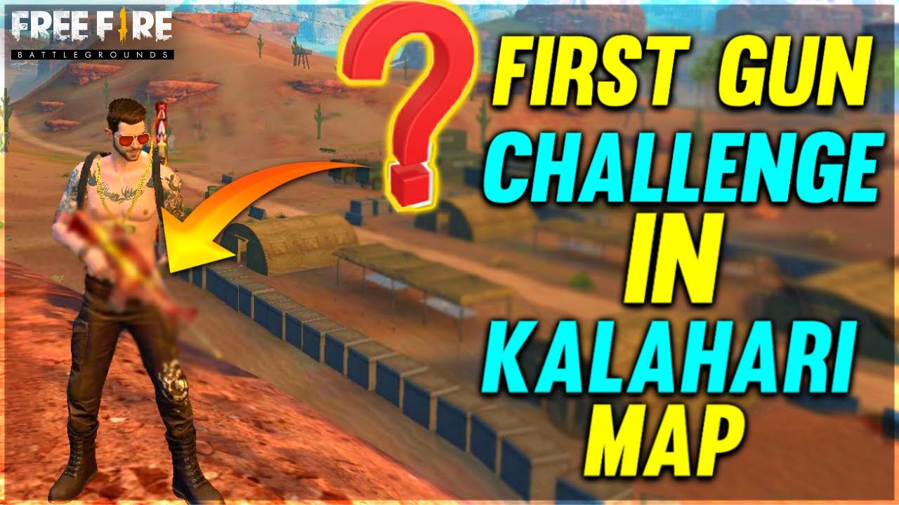 First Gun Challenge in Kalahari Map -  Free Fire - Desi Gamers