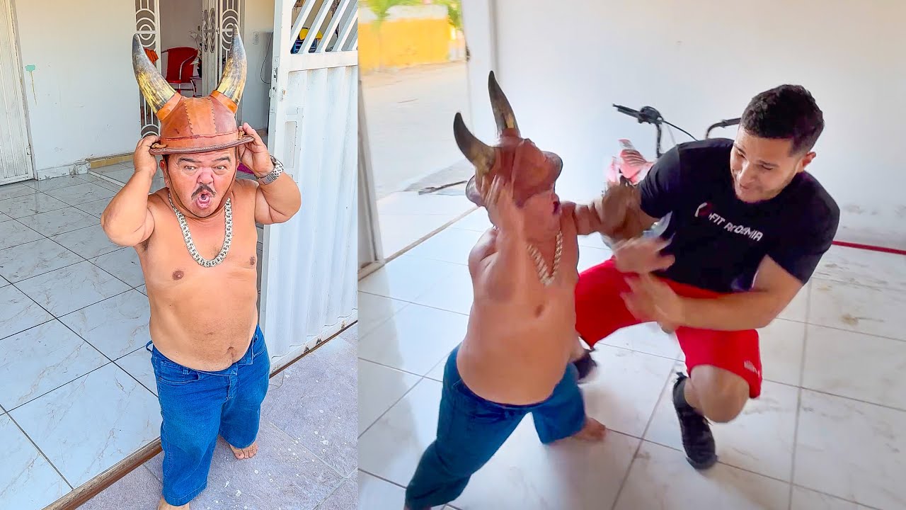 LEÔNCIO COLA CHAPÉU DE CORNO EM PILILIU COM SUPER COLA | TROLAGEM | PILILIU DA RESENHA