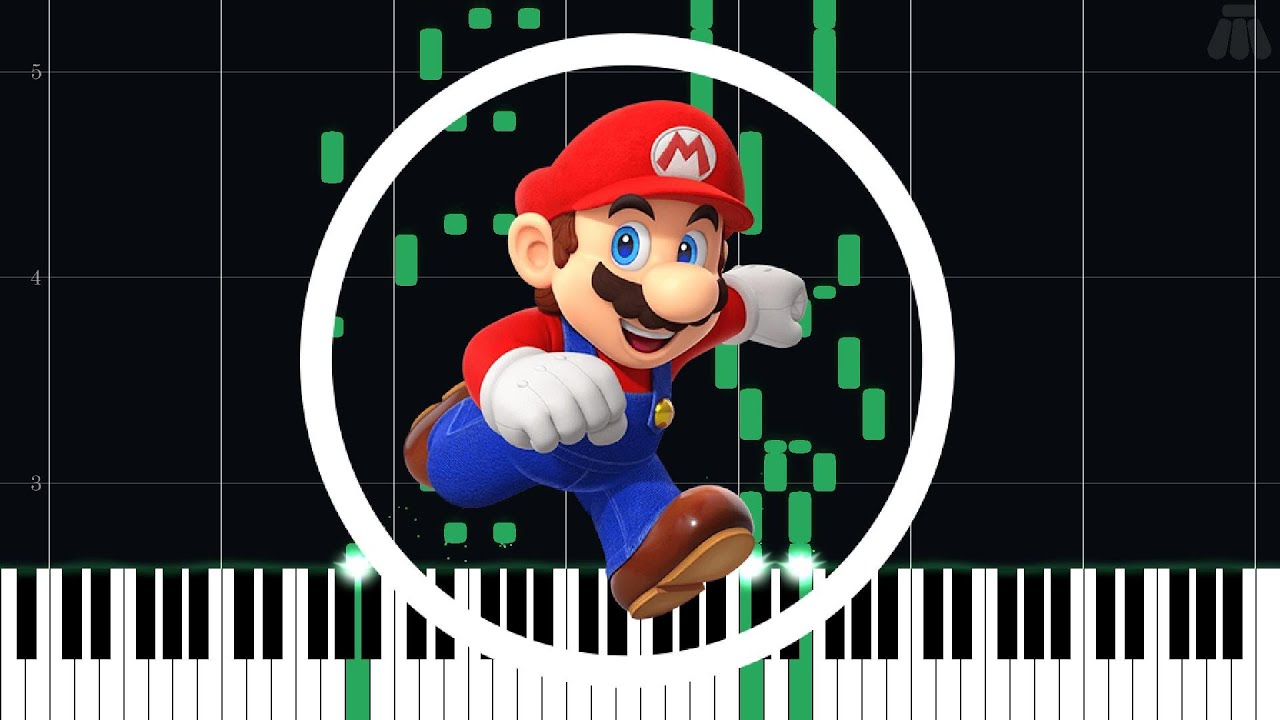 Gleam Glacier 1 - Super Princess Peach - Intermediate Piano Tutorial