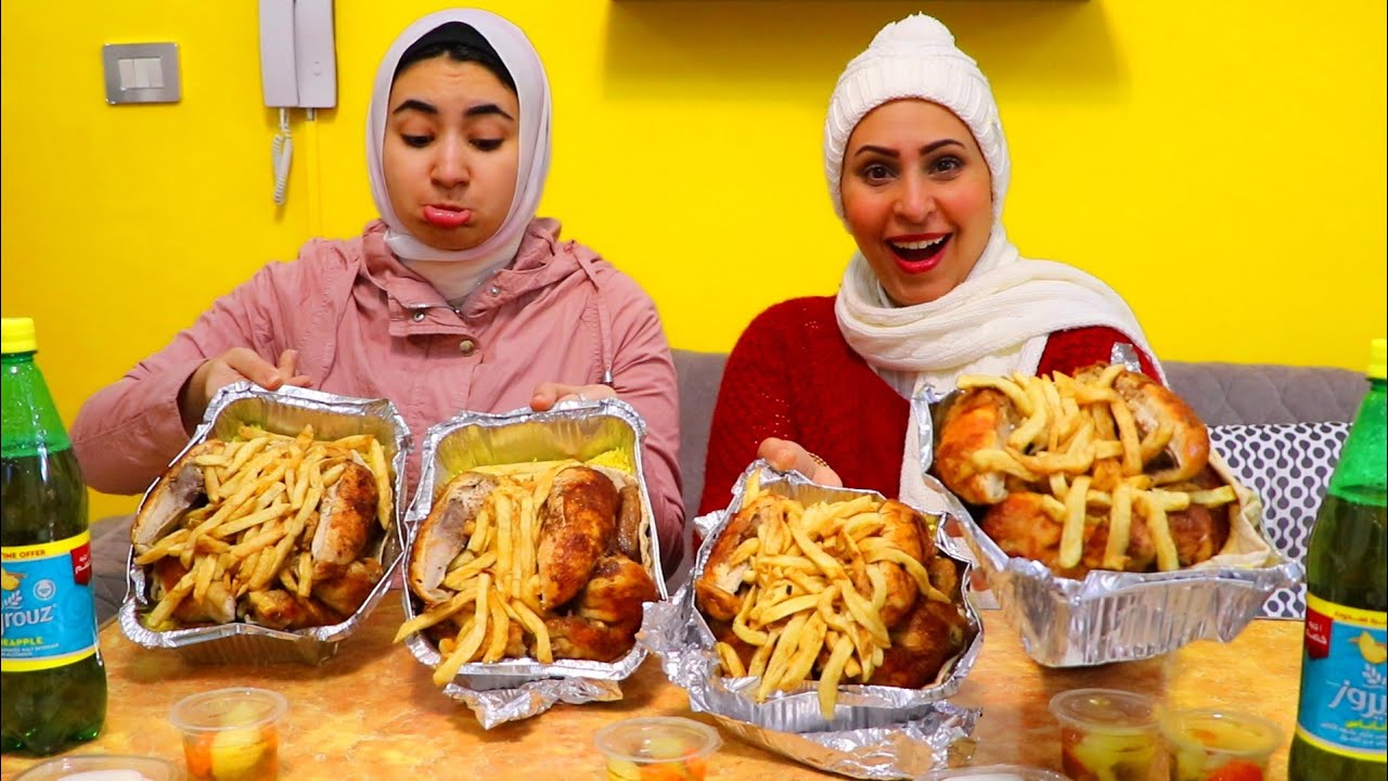 تحدي الفراخ بالحظ(كل دقيقة عقاب)|فيديو للضحك🤣
