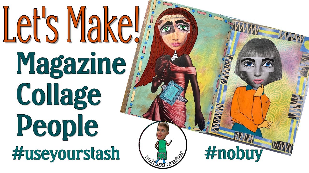 Давайте создадим! БУМАЖНЫЕ КУКЛЫ! Стиль #magazinecollage!