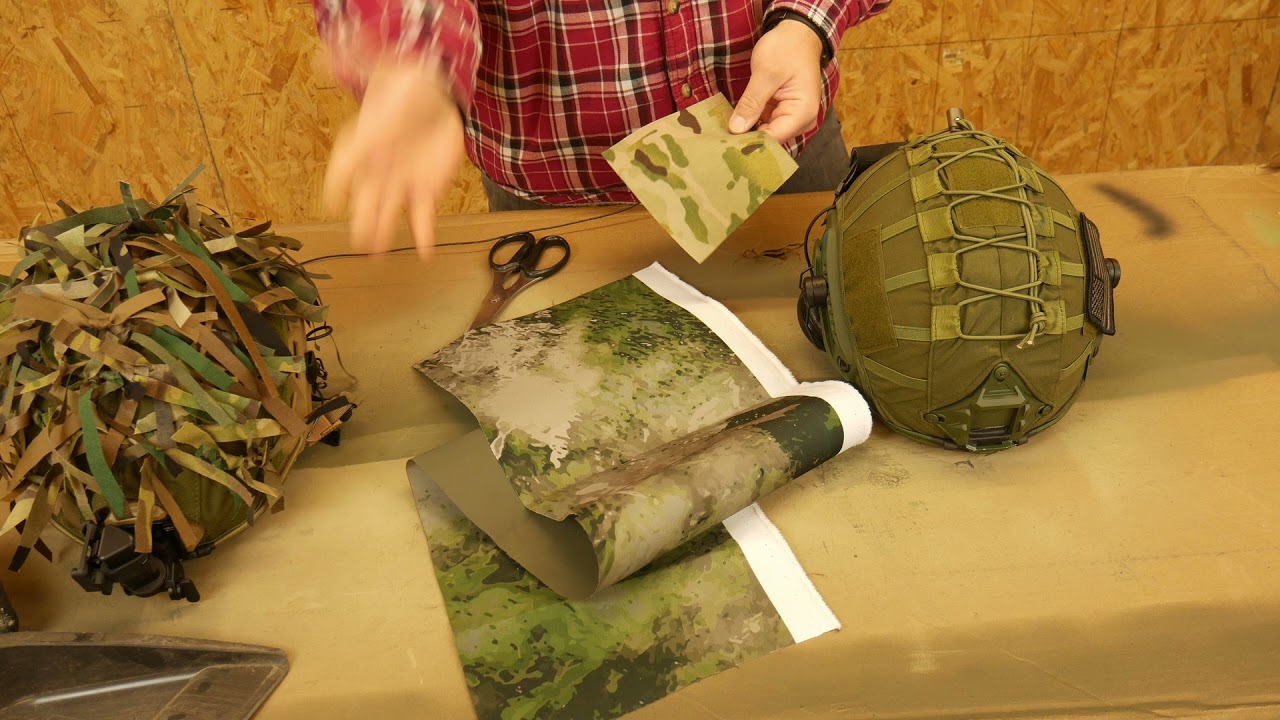 American Minute Man Gear Part 8:  Scrim Your Helmet