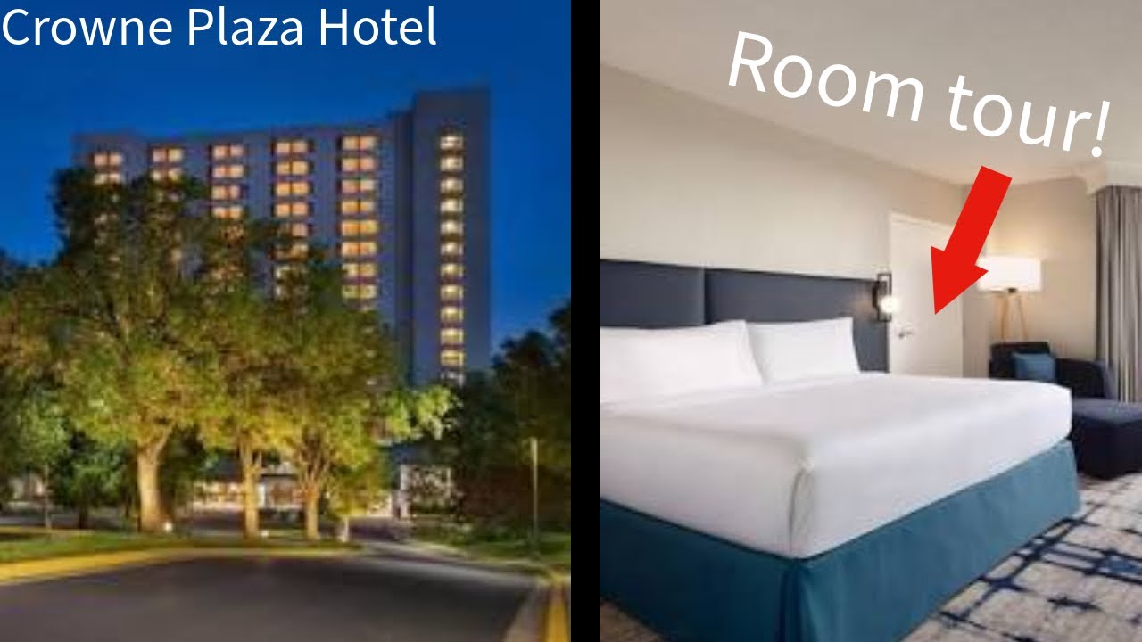 Room tour of the Crowne Plaza Hotel College Park