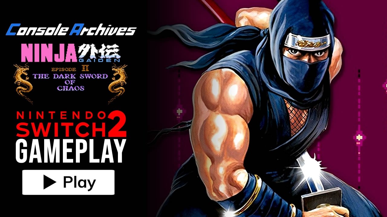 Console Archives (Nintendo Switch 2) - NINJA GAIDEN II: THE DARK SWORD OF CHAOS Gameplay