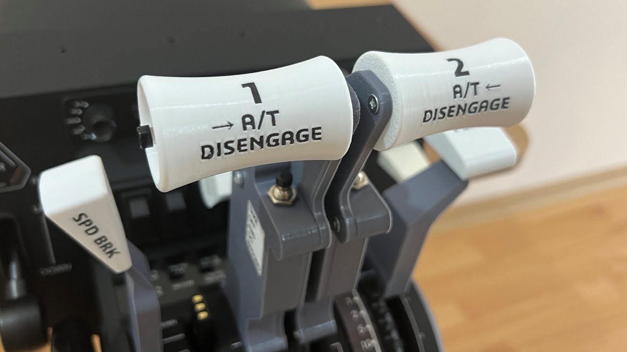 Boeing 737 Full Electronic Thrust Lever Upgrade Kit for Honeycomb Bravo Throttle Quadrant