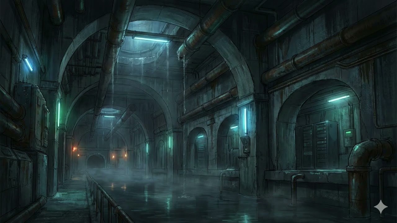 【フリーBGM Otomus】地下水路テクノ