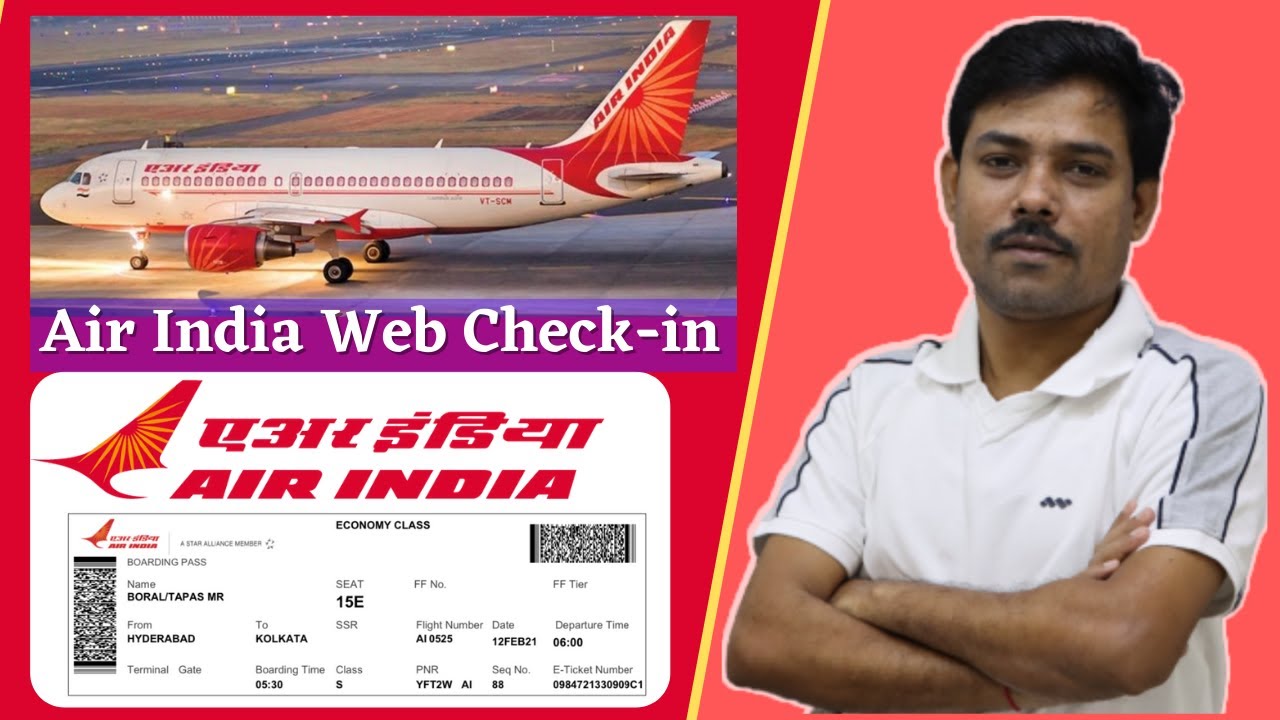Air India Web Check In | Boarding Pass,How To Air India Web Check In,air india web check in process