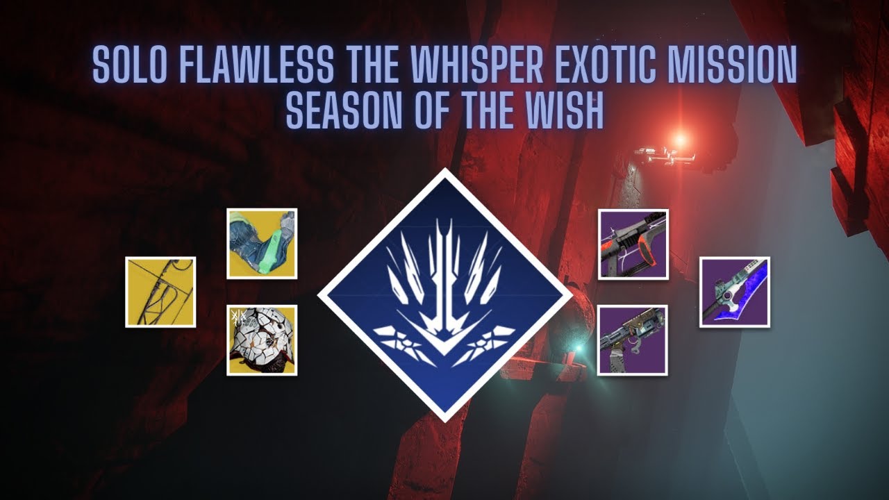 Solo Flawless The Whisper Exotic Mission Season of the Wish - Behemoth Titan