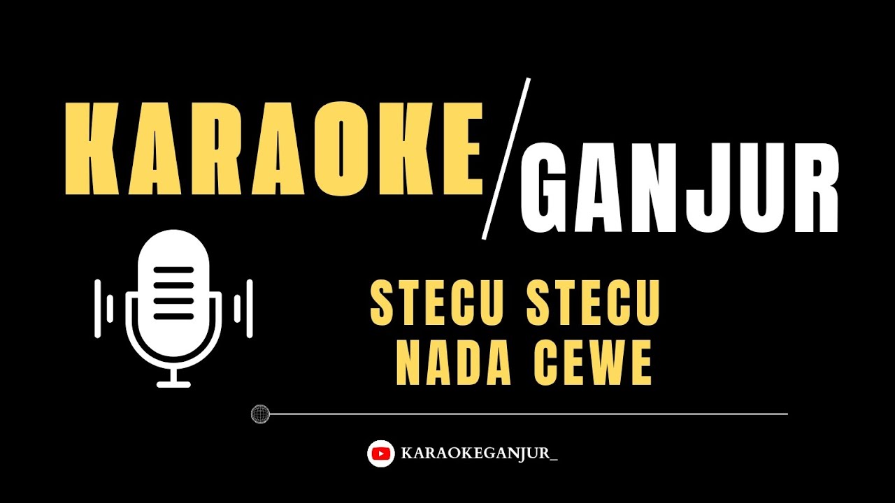 Stecu Stecu || Nada Cewek || _Remix_(KARAOKE GANJUR)