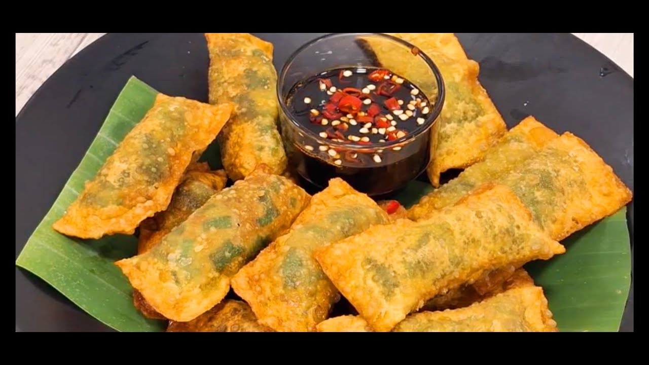 เกี๊ยวทอด | ใส้กุ่ยช่าย |เกี๊ยวทอด | by ครัวสุขใจ