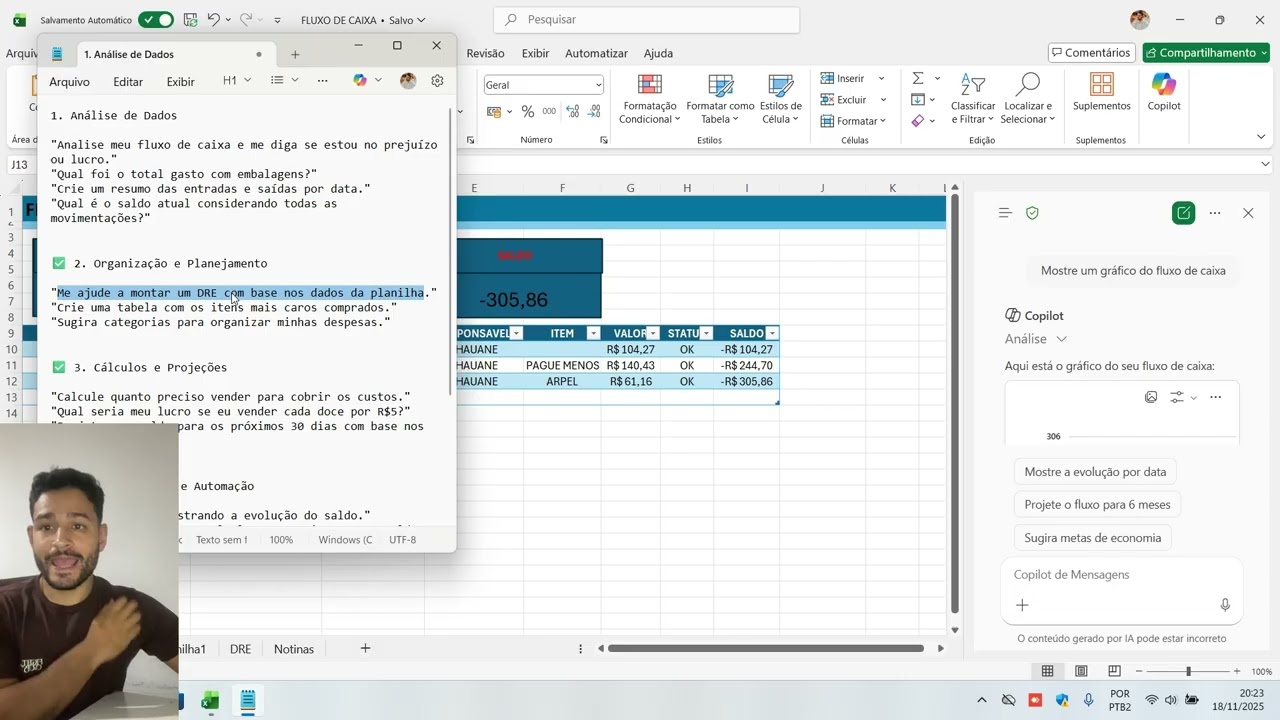 Produtividade com o Copilot Grátis: O Que Ele Realmente Consegue Fazer no Excel