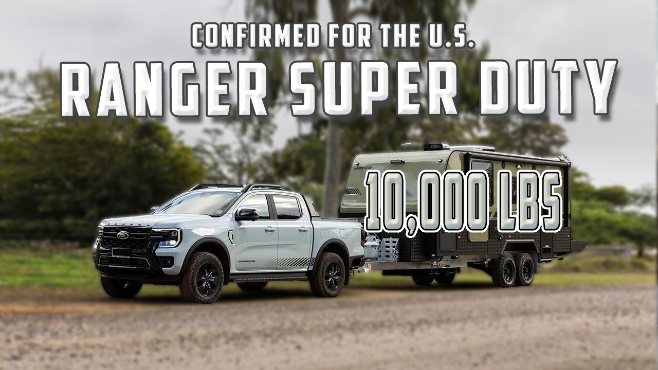 Среднеразмерный грузовик, готовый к буксировке на 10 км: Ford Ranger Super Duty 2027 года