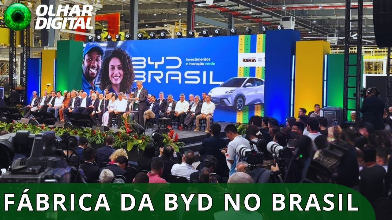 BYD inaugura f&aacute;brica no Brasil; confira os detalhes