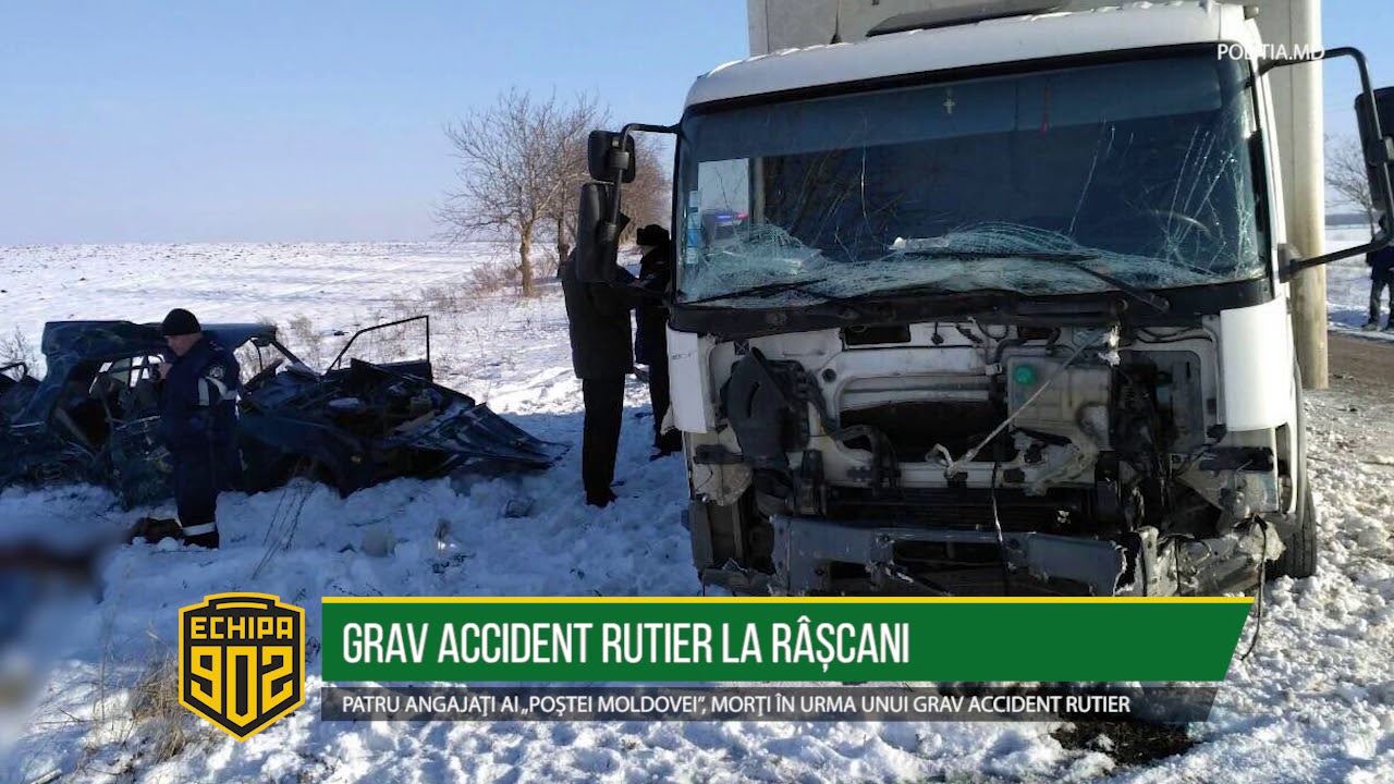 GRAV ACCIDENT RUTIER LA R&Acirc;ȘCANI