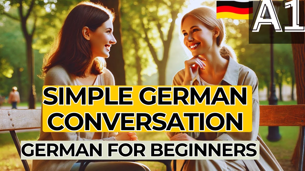 Learn German Through Daily Conversations : A Relaxing Chat in the Park 🌳🇩🇪 (Beginner-Friendly)