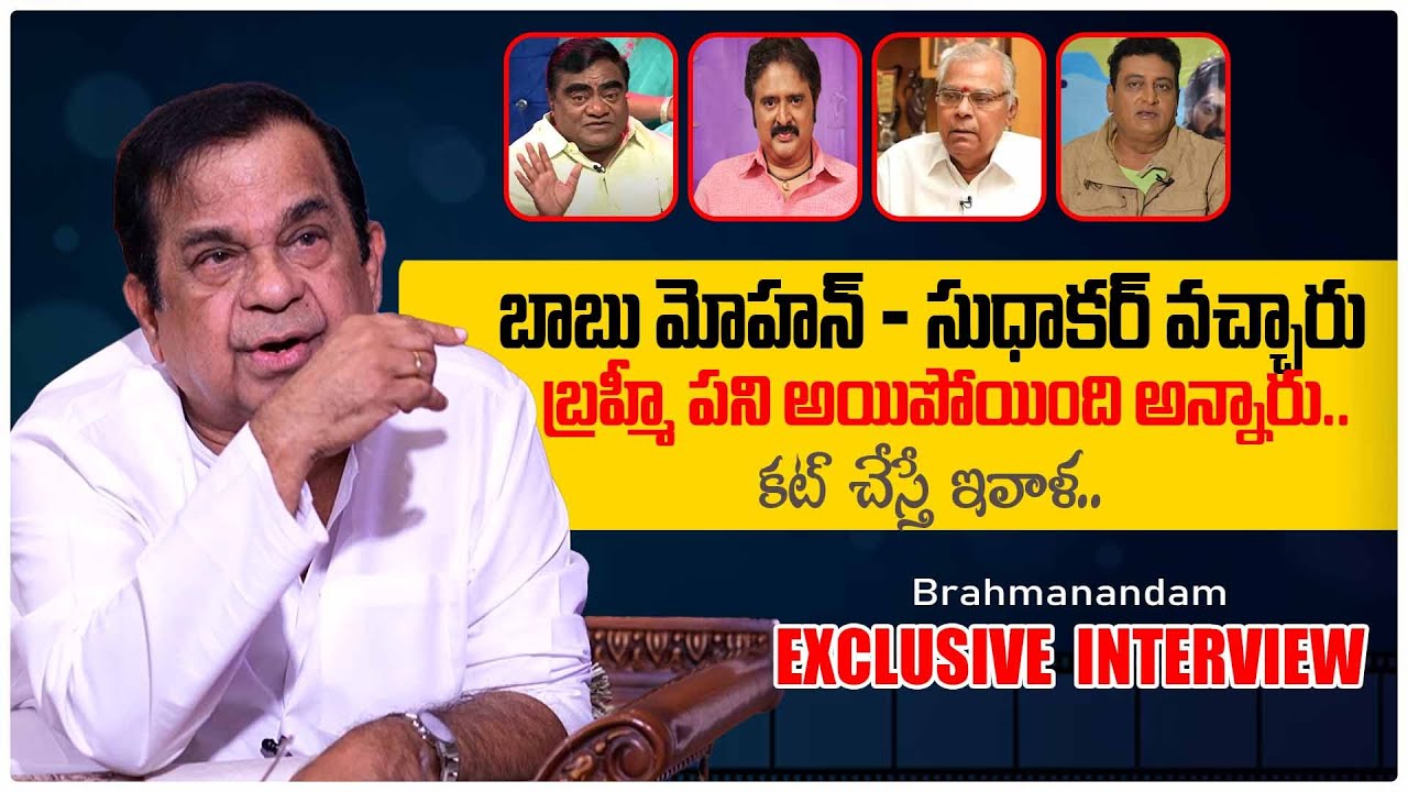 Comedian Brahmanandam Exclusive Interview | Babu Mohan | Tollywood Interviews | Film Tree