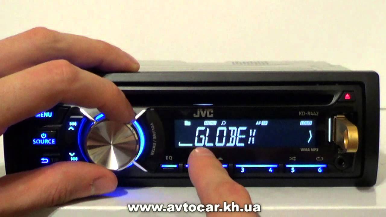 Видеообзор автомагнитолы JVC KD-R442