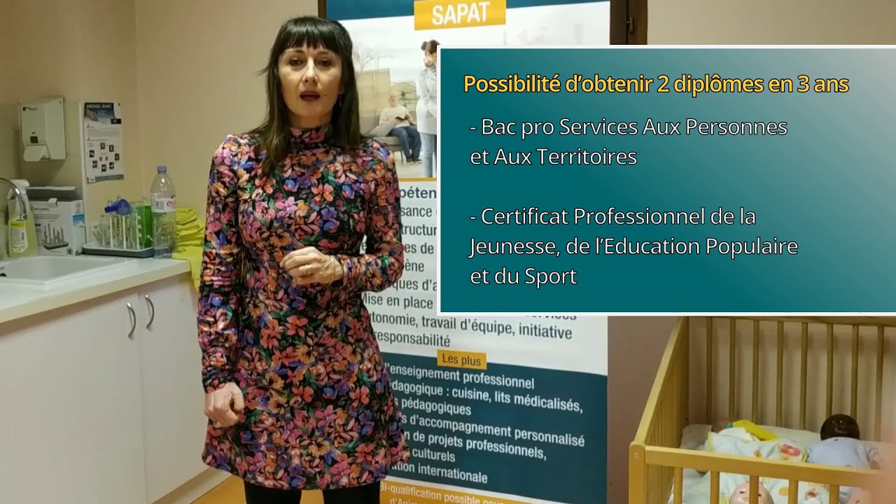 Présentation du Bac pro Services aux personnes et aux territoires (SAPAT)