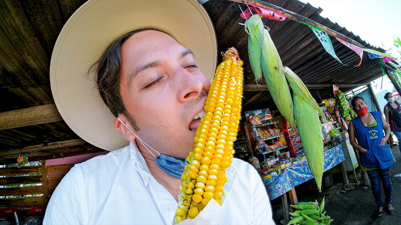 🔥 Probando el ELOTE MÁS GRANDE DEL MUNDO! 🌽 Jala, Pueblo Mágico | Alex Tienda🌎