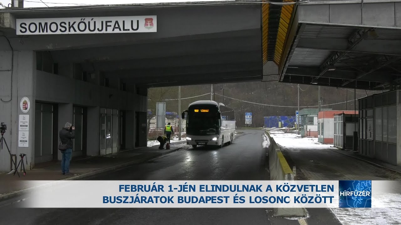 Február 1-jén elindulnak a közvetlen buszjáratok Budapest és Losonc között
