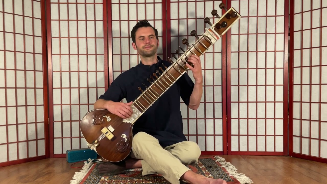 Rag Ahir Bhairav. Slow Teental Composition. Sitar gat #sitar #raga