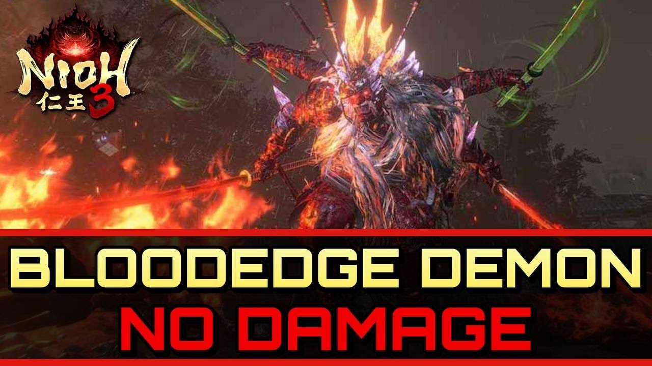 Nioh 3 - Bloodedge Demon - No Damage (Very early in the game, at lvl10)