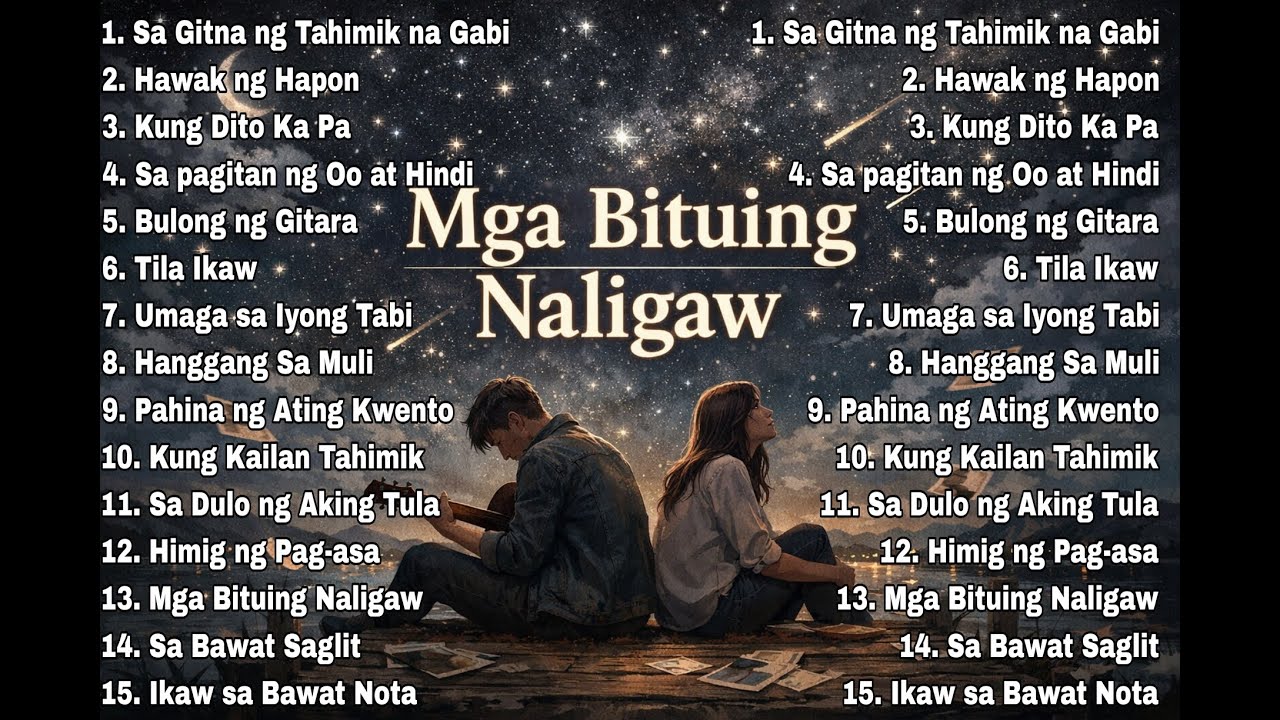 OPM Acoustic Love Songs 🌙 Mga Bituing Naligaw | Para sa mga Alaala at Pag-ibig