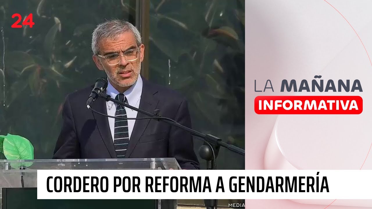 Cordero y reforma a Gendarmer&iacute;a: 