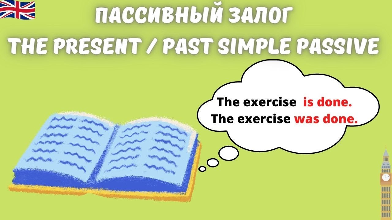 Страдательный залог в английском. Passive Voice. The Present/Past Simple Passive
