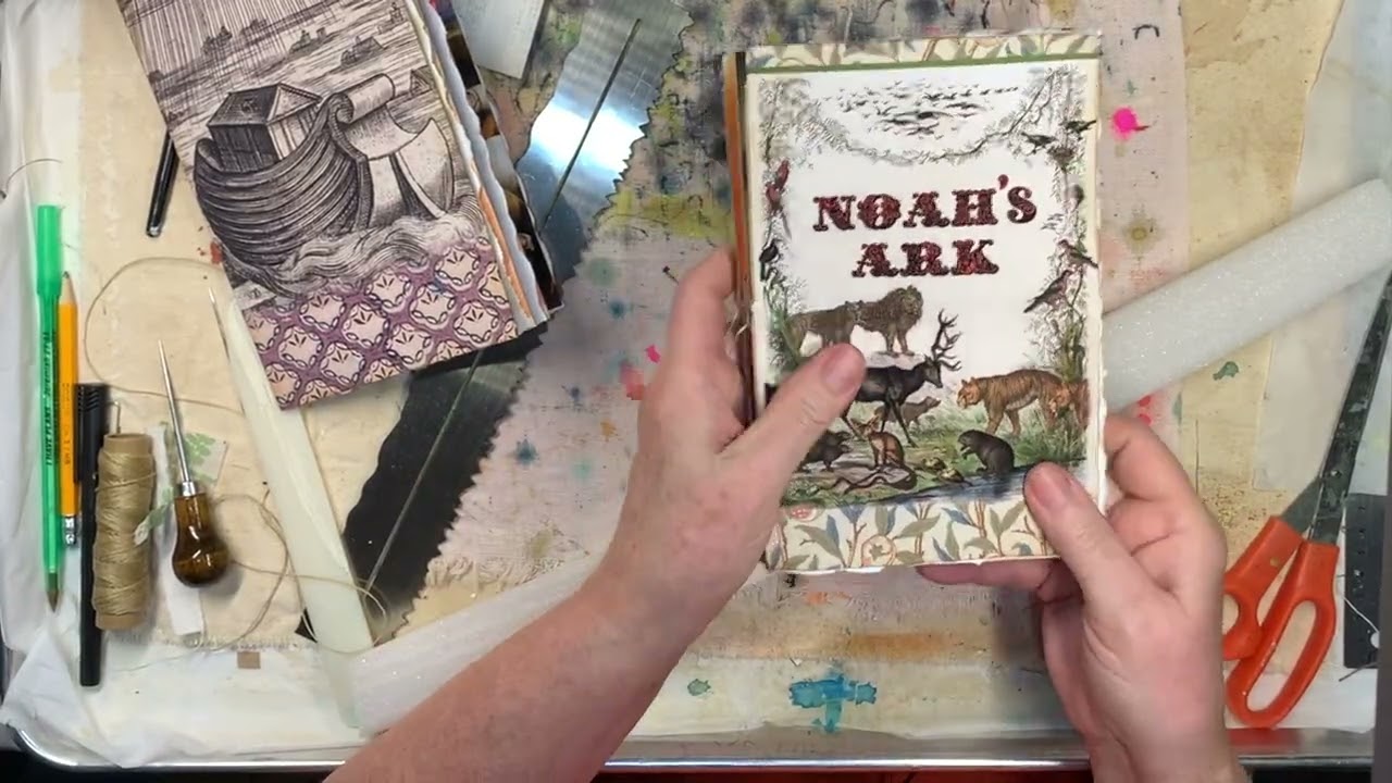 #6 Noah's Ark Journal-  Sorting the Pages and Sewing Signatures