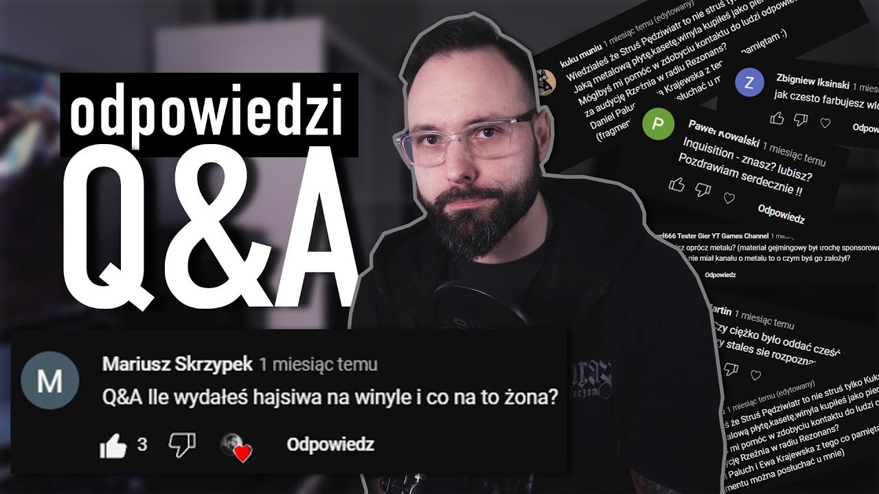 ILE WYDAŁEM HAJSIWA NA WINYLE I CO NA TO ŻONA? Odpowiadam na WASZE pytania (Q&A na 10k subów)