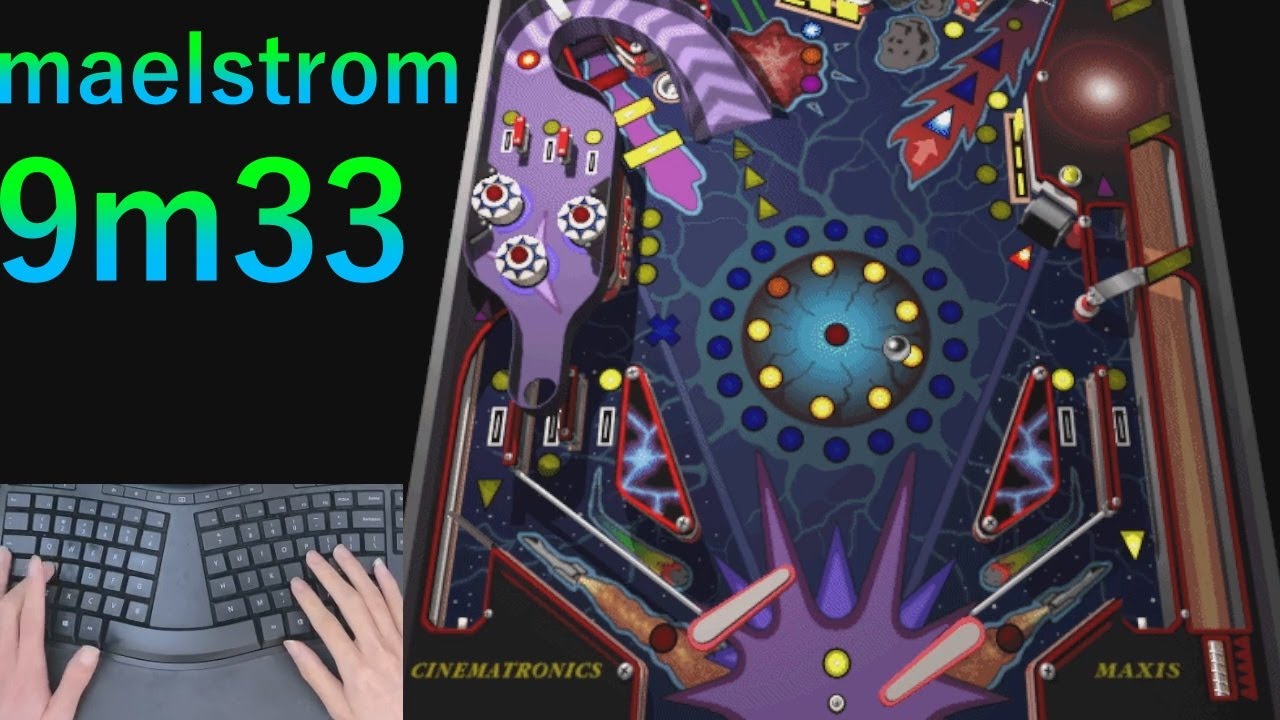 Pinball Space Cadet 9m33s Maelstrom speedrun 三维弹球速通世界记录