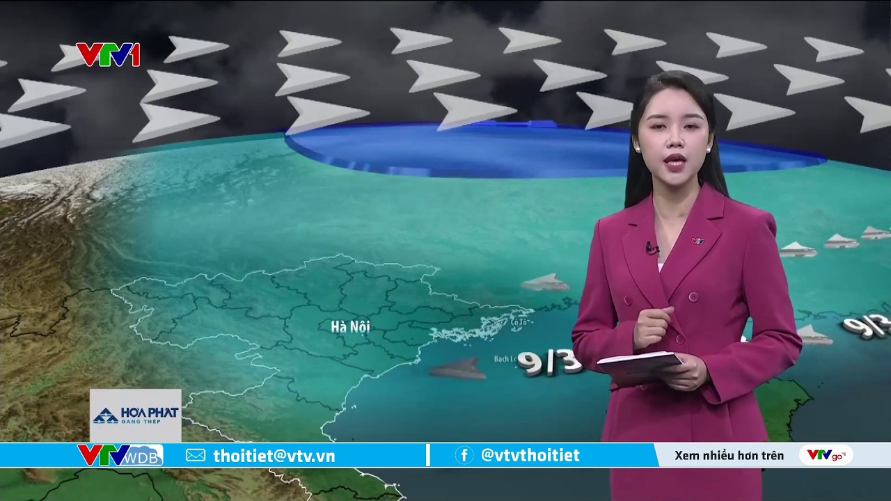 Dự báo thời tiết 6h15 - 08/03/2026 | Hình thế gây mưa to | VTVWDB