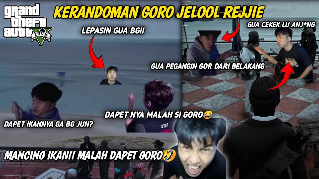 KERANDOMAN GORO JELOOL DAN REJJIE KETIKA RP DIALOG 😂, GORO NGAJAK RIBUT ORANG - GTA 5 ROLEPLAY